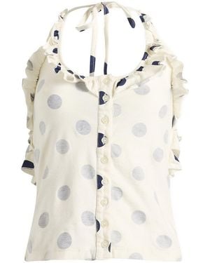 Damson Madder Zazie Jersey Halter - White