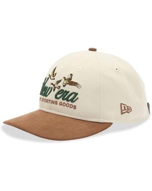 KTZ Outdoor Graphic Suede Pre Curved 9Fifty Cap - Natural