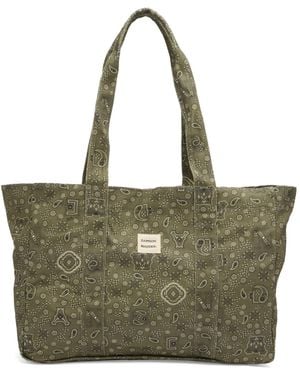 Damson Madder Dm Canvas Tote - Green