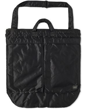 Porter-Yoshida and Co 2-Way Helmet Bag - Black