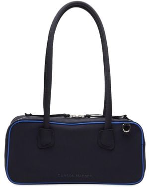 Damson Madder Lenny Large Bowler Bag - Blue