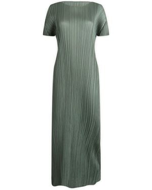 Pleats Please Issey Miyake Dress - Green