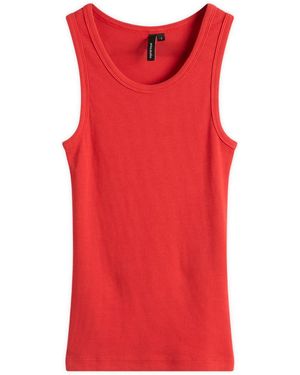 Entire studios Rib Tank Top - Red