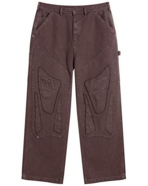 Umbro by Slam Jam Shinguard Canvas Pant - Brown