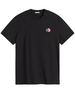 Moncler Cotton Patch Logo T-Shirt - Black