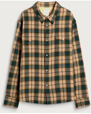 Visvim Meridian Check Shirt - Green