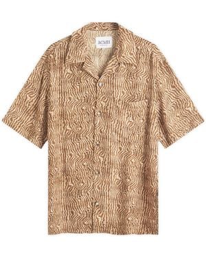 ACMH by Magic Castles Marcus James Wave Vacation Shirt - Natural