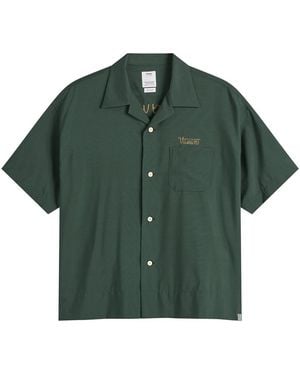 Visvim Copa Silk Short Sleeve Shirt - Green