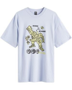 Brain Dead Born 2 Die T-Shirt - Blue
