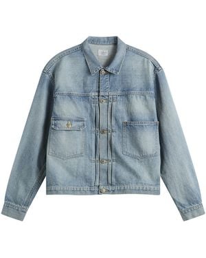 Unlikely Dry Goods Time Travel Denim Trucker Jacket - Blue