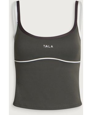 Tala Skinluxe Contrast Double Strap Vest - Black