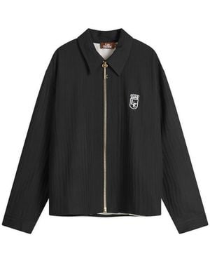 Late Checkout Suitcase Zipper Jacket - Black