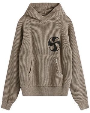 Heresy Hodge Knit Hoodie - Grey