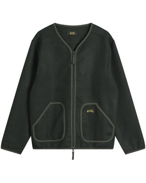 Stan Ray Wool Fleece Cardigan - Black