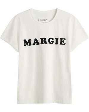 Maison Margiela Mm6 Margie T-Shirt - White