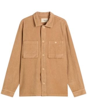 Folk Patch Overshirt - Brown