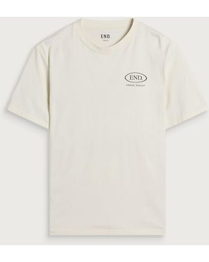 END. Worn Established T-Shirt - White