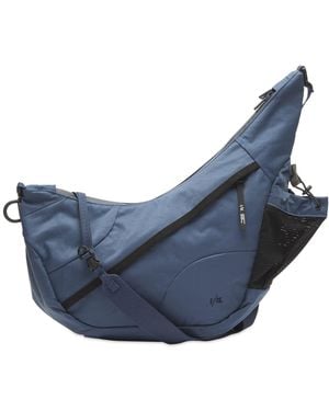 F/CE Textured Twill Horn Mini Shoulder Bag - Blue