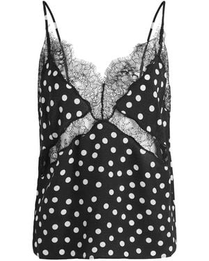 Anine Bing Amelie Dot Camisole - Black
