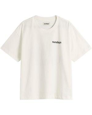 Sundays S T-Shirt - White
