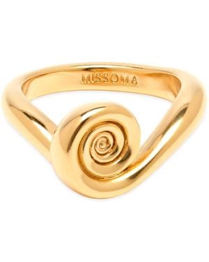 Missoma Spiral Stacking Ring - Metallic