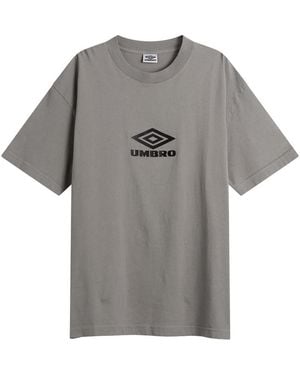 Umbro by Slam Jam Og Logo T Shirt - Grey