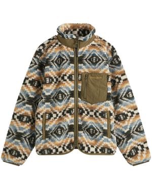 Pendleton Zip Through Fleece Jacket - Green
