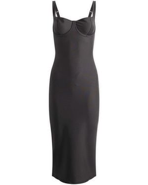 Skims Body Halter Midi Dress - Black