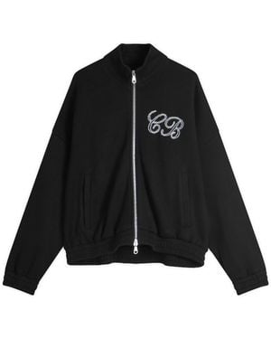 Cole Buxton Knitted Track Jacket - Black
