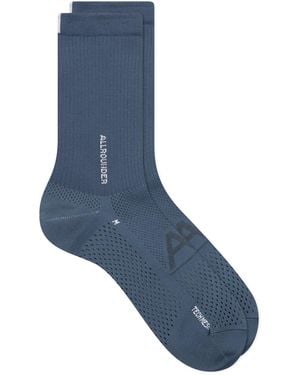 RoToTo Allrounder Tech-Mesh Crew Sock - Blue