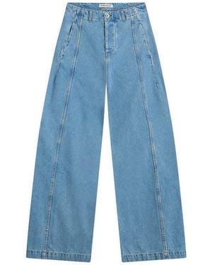 YMC Displaced Seam Jeans - Blue