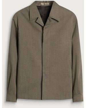 Our Legacy Flowy Fleck Wool Pack Blazer - Green