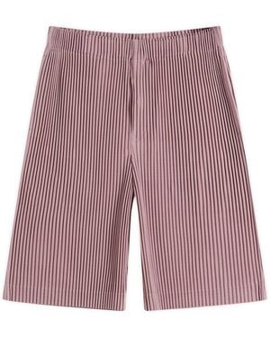 Homme Plissé Issey Miyake Homme Plissé Shorts - Red