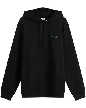 POLAR SKATE Dave Fill Logo Hoodie - Black