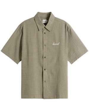 BOUND Gingham Cropped Shirt - Green