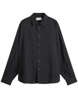 Applied Art Forms Soho Stripe Shirt - Black