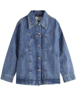 Damson Madder Stevie Shacket - Blue