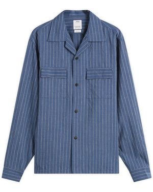 Visvim Keesey Stripe Shirt - Blue