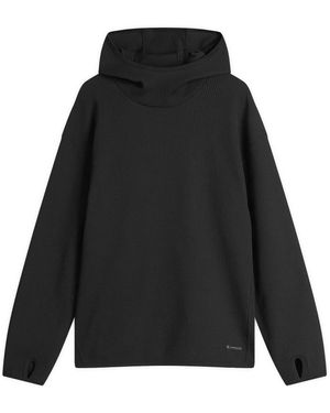 Snow Peak Dry Waffle Hoodie - Black