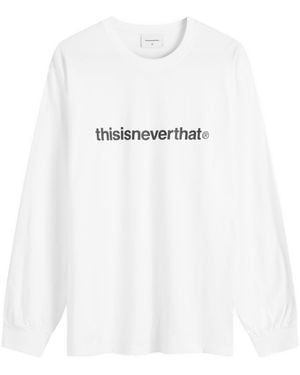 thisisneverthat T-Logo Long Sleeve T-Shirt - White