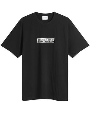 thisisneverthat Tnt International T-Shirt - Black
