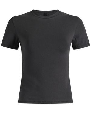 Skims Cotton Jersey T-Shirt - Black
