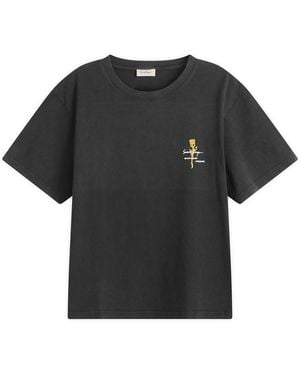 Second/Layer Second Layer Baby Baggy Rose T-Shirt - Black