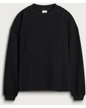 Ganter Raw Edge Crewneck Sweatshirt - Black