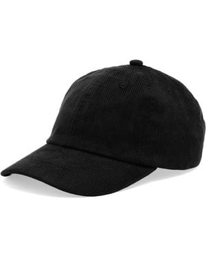 Folk Corudroy Cap - Black