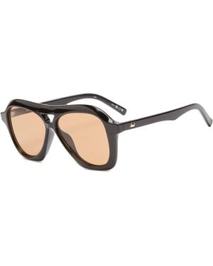 Le Specs Drizzle Sunglasses - Brown