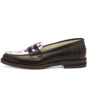 Duke & Dexter Wilde Fruit Salad Penny Loafer - Black