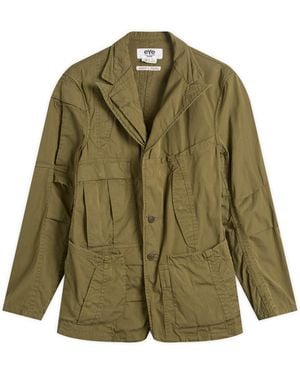 Junya Watanabe X Needles Cotton Nylon Oxford Jacket - Green