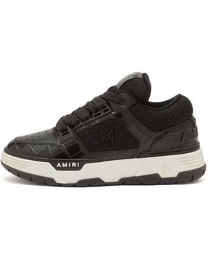 Amiri Croc Debossed Ma-1 - Black