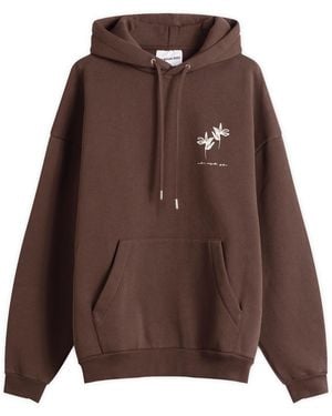 MKI Miyuki-Zoku Ink Flower Hoodie Presented By End - Brown